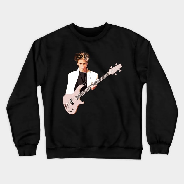 John Taylor from Duran Duran Crewneck Sweatshirt by So Red The Poppy